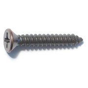 MIDWEST FASTENER Wood Screw, #7, 1 in, Venetian Bronze Steel Flat Head Phillips Drive, 35 PK 79286